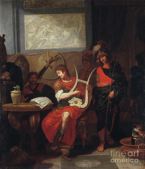 Achilles Playing the Lyre before Patrocles Photograph by Sad Hill ...