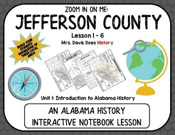 Zoom in on Jefferson County (Alabama History Interactive Notebook Unit ...