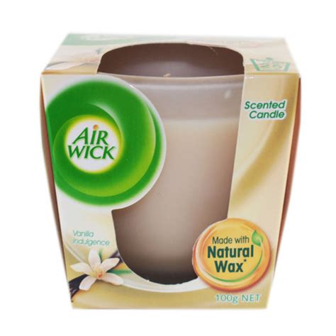 Air Wick Scented Candle Vanilla Indulgence 100g