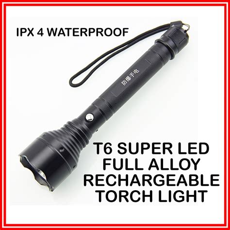 Explosion Proof LED Torch Light Waterproof Flash Light Rechargeable ...