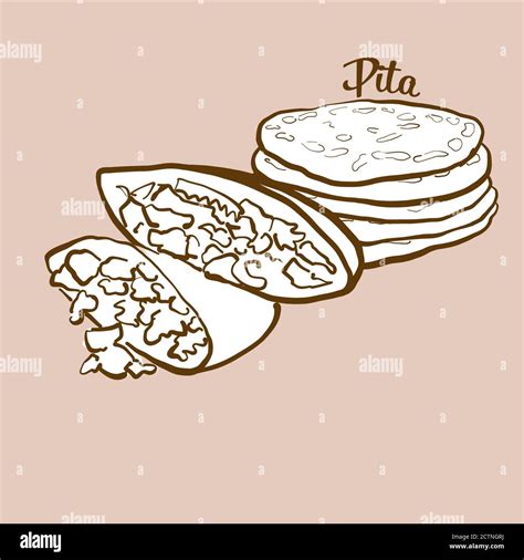 Pitta hummus Stock Vector Images - Alamy