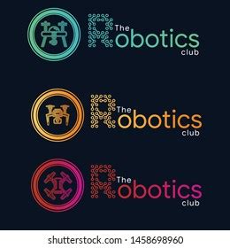 Robotics Club Logo Designs Vector Stock Vector (Royalty Free ...