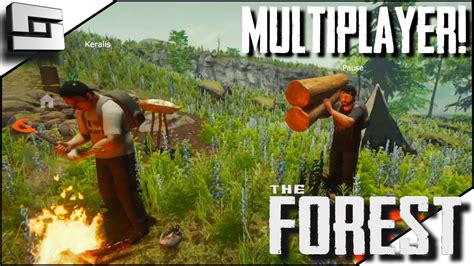 The Forest Multiplayer - BASE BUILD BEGINS! E3 ( Gameplay ) - YouTube