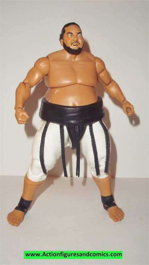 Wrestling WWE action figures YOKOZUNA hall of fame wwf mattel ...