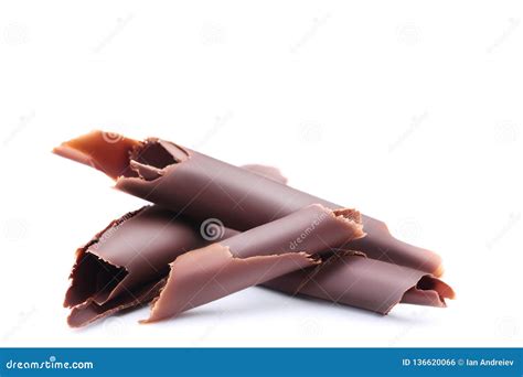 Chocolate shavings stock photo. Image of meal, fresh - 136620066