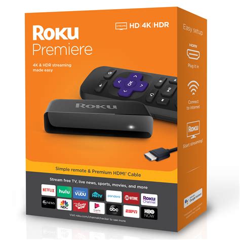 Roku Premiere 4K Streaming Media Player - Walmart.com