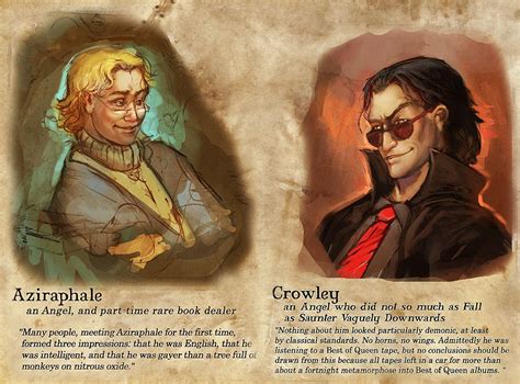 Aziraphale and Crowley by juliedillon on DeviantArt