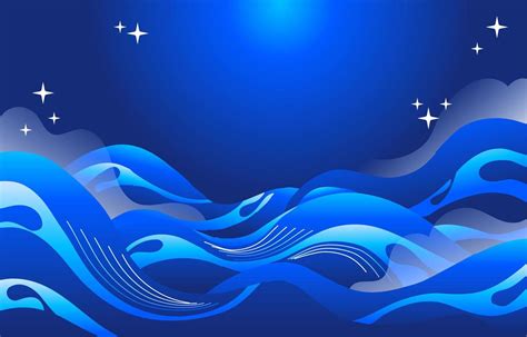 Blue Sea Background Vector Art, Icons, and Graphics for Free Download