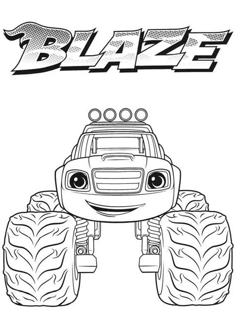 Blaze and the Monster Machines Coloring Pages - Best Coloring Pages For ...