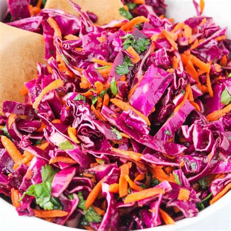 Tangy Red Cabbage Slaw Recipe ⋆ Real Housemoms