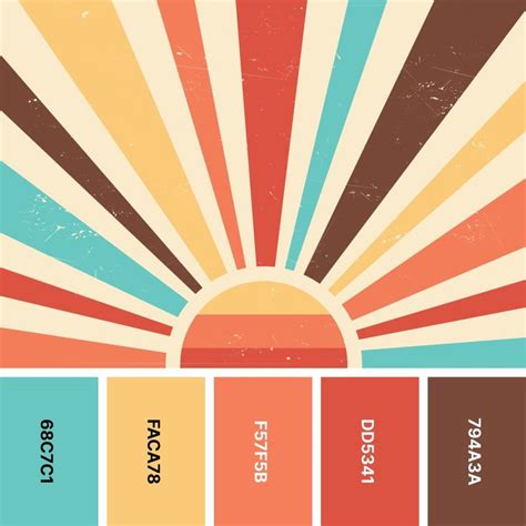 31 Retro Color Palettes - Color Meanings