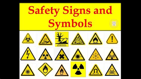 Safety Signs and Symbols - YouTube