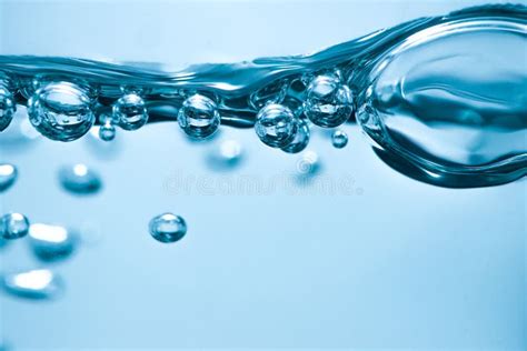 Bubbles on the Water Surface Stock Photo - Image of liquid, clear ...