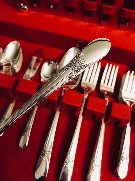 Vintage Silverware Set in Original Case, International Silver Beloved ...