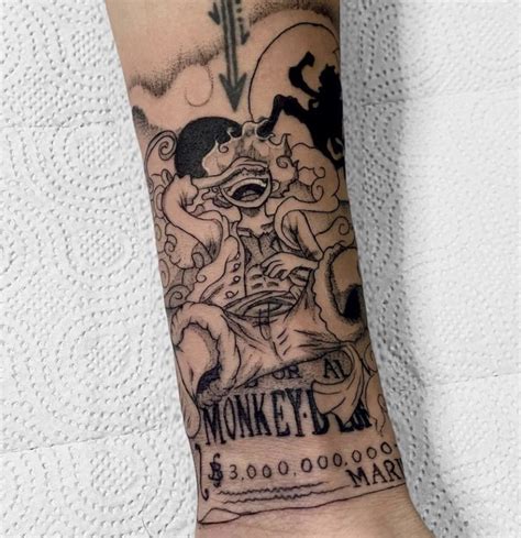 Luffy Gear 5 Tattoo | Boas ideias para tatuagem, Tatuagem one piece ...