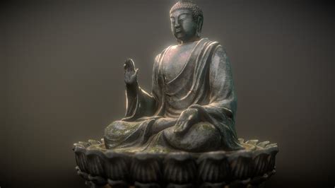 The Buddha statue in a mountain - Download Free 3D model by AshSkag ...