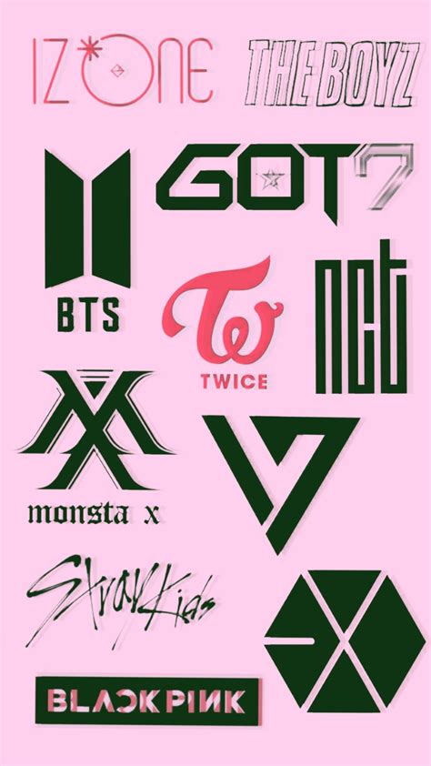 i stan many more kpop groups | Kpop logos, Multifandom kpop wallpaper ...