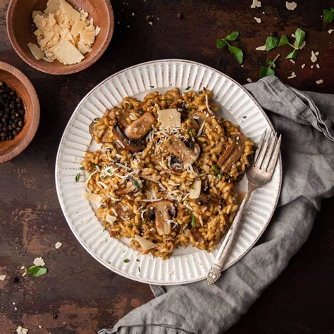 Gourmet Truffle Mushroom Risotto | Marley's Menu