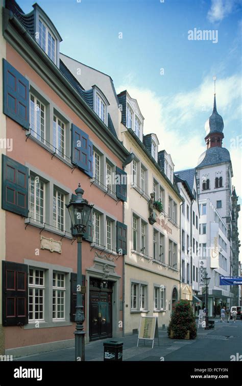 DEU, Germany, Bonn, the Beethoven house at the Bonngasse, the house ...