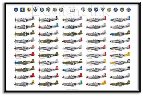 extensive paint schemes | P51 mustang, Wwii fighter planes, Mustang