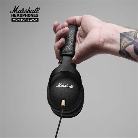 Marshall MONITOR Headphones Noise Cancelling Headset Deep Bass Studio ...