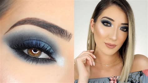 Glamorous Navy Blue Smokey Eye Makeup Tutorial | Saubhaya Makeup