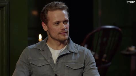 Sam Heughan's On Set Interview with 'Entertainment Tonight' (Video ...