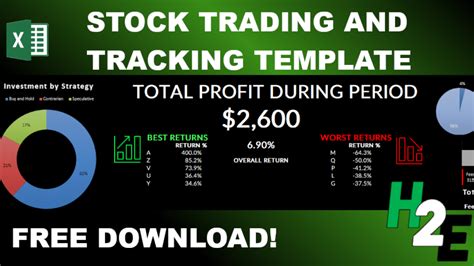 Free Stock Trading and Tracking Template in Excel - HowtoExcel.net