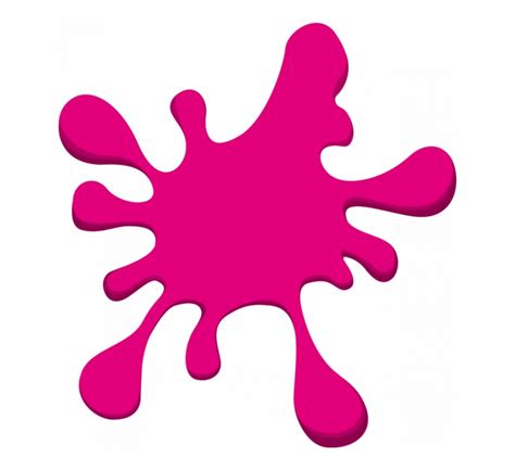 Pink Clipart Splatter Sticker Splash - Clip Art Library