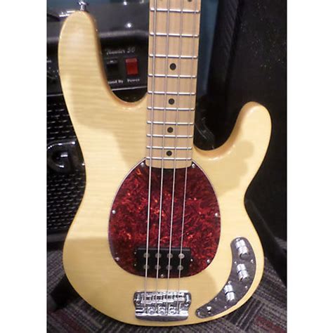 Used Ernie Ball Olp 4 String Natural Electric Bass Guitar Natural ...