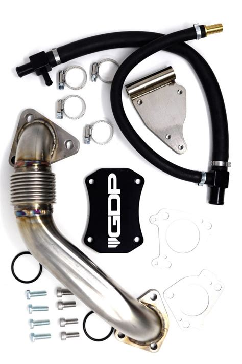 2011-2016 LML Duramax Cooler Upgrade Kit w/ Up Pipe EGR Delete Kit ...