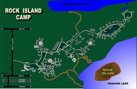 Rock Island State Park Campground Map