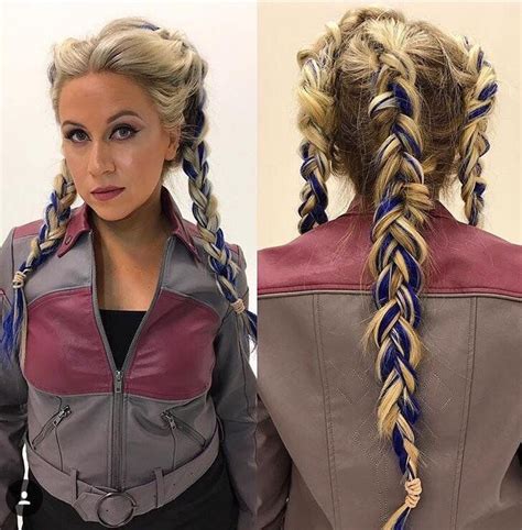 Ahsoka inspired hair, makeup, and jacket so cool! This is Ashley ...