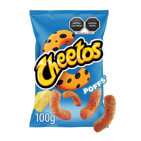 Botana Sabritas Cheetos Poffs sabor queso 100 g | Walmart