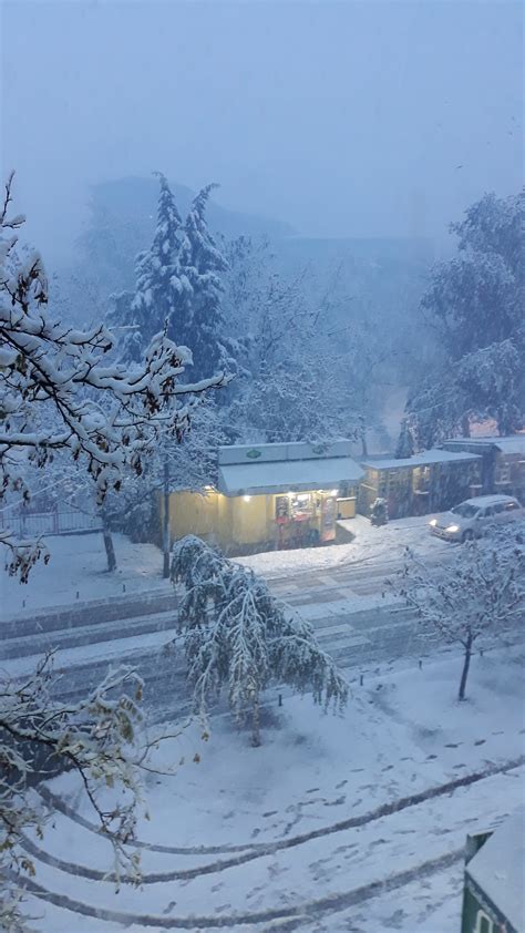 First snow for the winter in Bitola, Macedonia. : r/europe