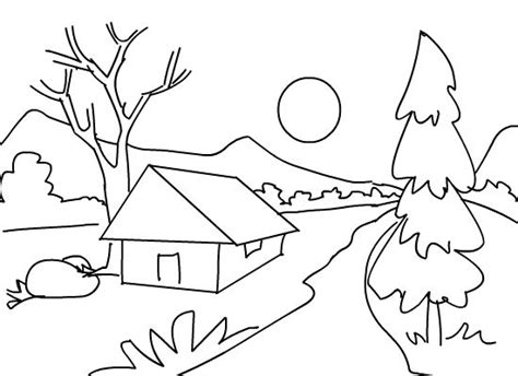 Landscape Drawing Ideas For Beginners Pdf | DRAW IT OUT