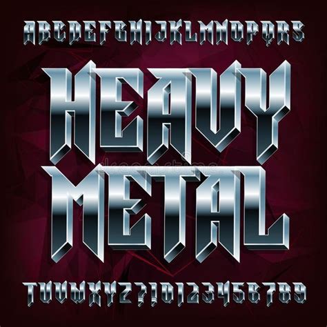 Heavy Metal Font Adobe