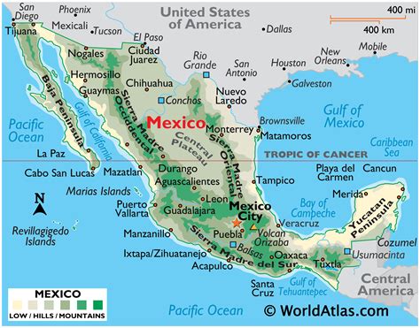 Mexico Map - Map of Mexico, United Mexican States Map, Mexico Maps of ...