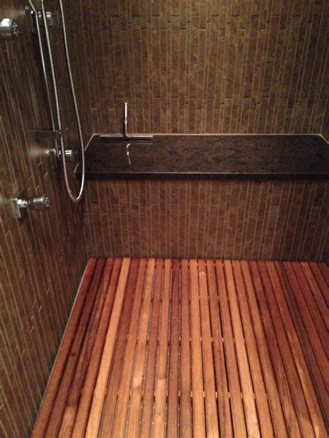 Teak Wood Bathroom Floor | Teak shower, Teak shower mat, Teak shower floor