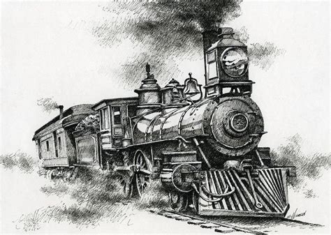 22 best Old Steam train drawings images on Pinterest