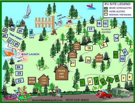 Rimrock Lake Resort Campsite Map | Lake resort, Camping resort, Campsite