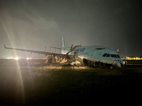 Korean Air A330 Involved in Runway Excursion at Cebu Airport