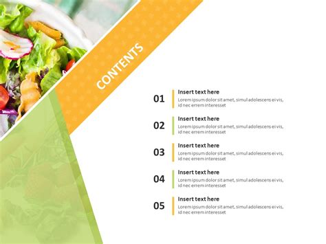 Diet Salad - Free PPT Template