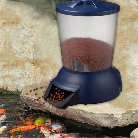 Huge 5L Smart Automatic Fish Feeder Fish Tank Electric Food Dispenser ...