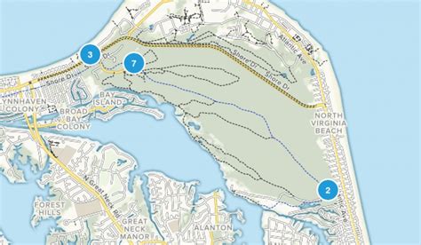 First Landing State Park Trail Map - Printable Map