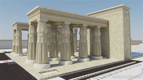 The Great Aten Temple (Work-in-progress) - AMARNA:3D