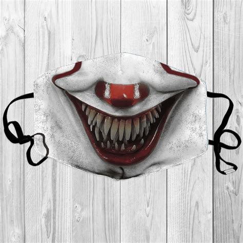 Pennywise Face Mask | Pennywise Cosplay - Afrodom in 2022 | Pennywise ...