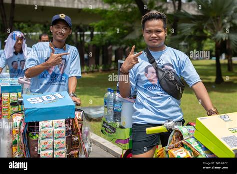 JAKARTA, INDONESIA - FEBRUARY 10, 2024: Supporters of Mr. Prabowo ...