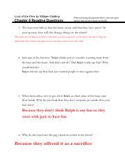 Lord of the Flies Chapter 8 Reading Questions pg1.pdf - Lord of the ...