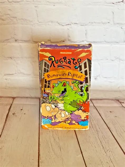 NICKELODEON RUGRATS RUNAWAY Reptar VHS by Paramount 1999 not rated ...